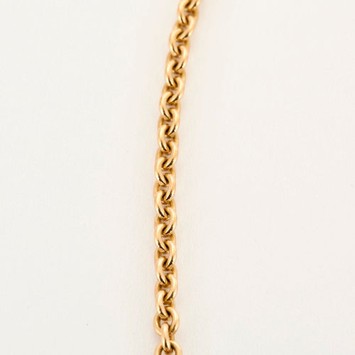 Collier Chaine or jaune maille jaseron 58 Facettes SQU32661