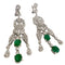 Boucles d'oreilles Boucles d'oreilles en platine et diamants 58 Facettes Q815A