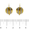 Boucles d'oreilles Boucles d'oreilles en or jaune et diamants 58 Facettes 38429