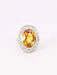 Bague 51 Bague cocktail or blanc citrine 5 carats diamants 58 Facettes J416