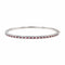 Bracelet Bracelet Jonc Or blanc Rubis 58 Facettes 3350860CN