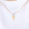 Pendentif Pendentif croix et maille gourmette 58 Facettes MEA4280