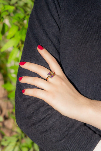 Bague 58 Guy Laroche Bague Or jaune Citrine 58 Facettes 3674928RV