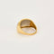Bague 58 Bague jonc or gris et or jaune et diamants 58 Facettes GU254
