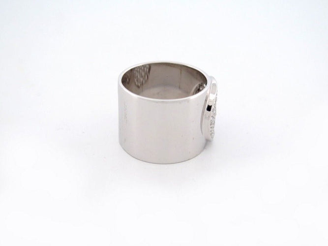 Bague 58 bague DINH VAN anthea en or blanc et diamants 58 Facettes 259240