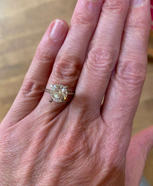 Bague Diamant 2.04 Carats (Certificat LFG) 58 Facettes BD211