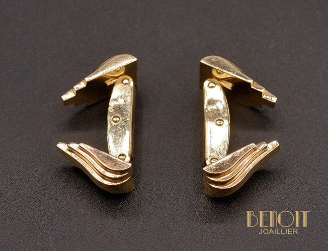 Boutons de manchette Boutons de Manchette Art Déco 58 Facettes A9622