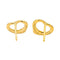 Boucles d'oreilles Tiffany & Co Boucles d'oreilles Puces Open heart Or jaune 58 Facettes 4150500RV