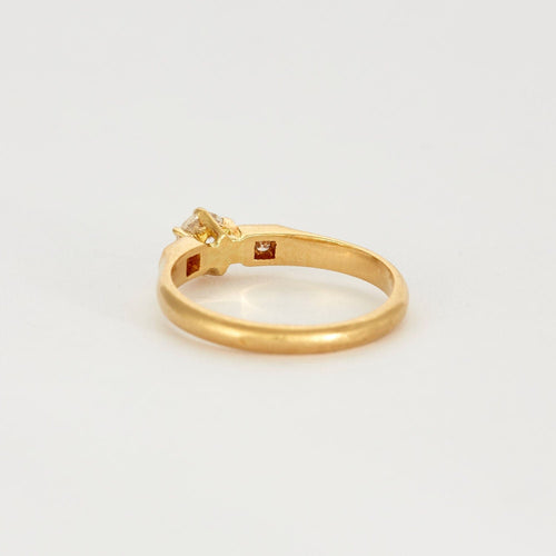 Bague 50 Bague solitaire en or jaune et diamants 58 Facettes SPEV 15