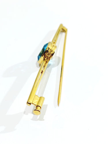 Broche Broche en or et pierre synthétique 58 Facettes