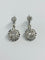 Boucles d'oreilles Boucles d’oreilles saphirs et diamants 0,88 ct en or 18k 58 Facettes Q351B