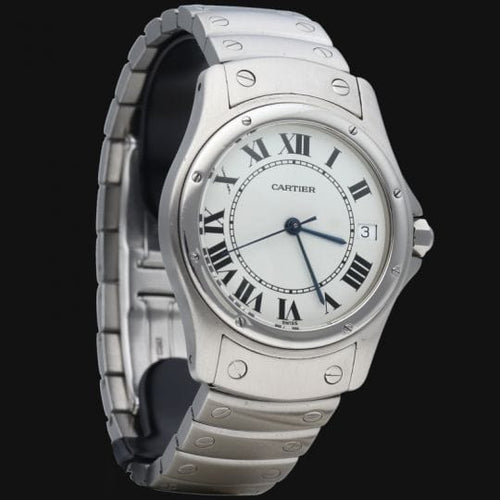 Cartier Relógio Santos Redondo Automático 33mm
