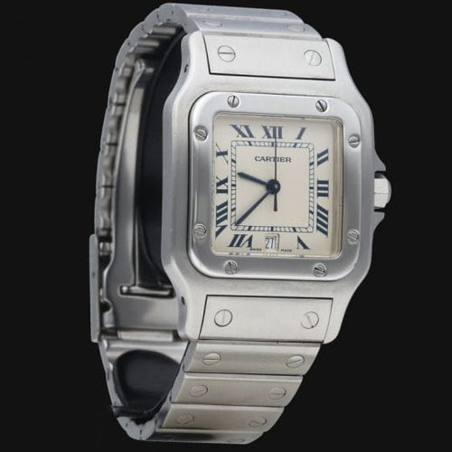 Montre Cartier Montre Santos De Cartier Galbee 58 Facettes MT41461