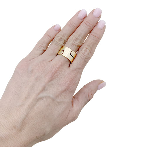 Bague 56 Bague Dinh Van, "Seventies", or jaune. 58 Facettes 35160