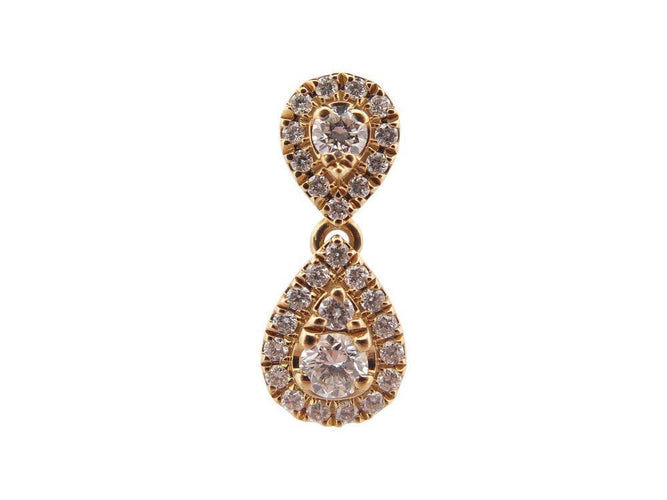 Boucles d'oreilles boucles d'oreilles es 58 diamants 0.85ct or jaune 18k 4.4gr s 58 Facettes 268063