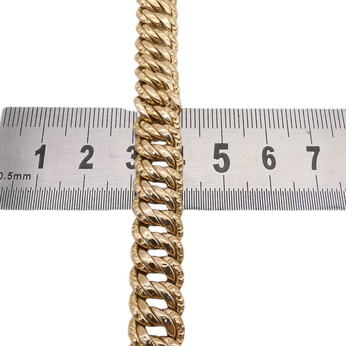 Amerikkalainen Lenkki rannekoru keltakultaa 