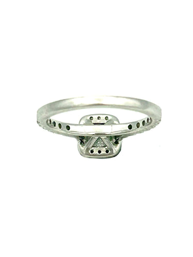 Bague 48 Bague Platine et Diamants Certifié 58 Facettes