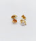 Boucles d'oreilles Puces d'oreilles vintage or jaune perles de cultures 58 Facettes A03213