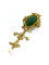 Pendentif Broche Pendentif Or, Jade et Perle 58 Facettes