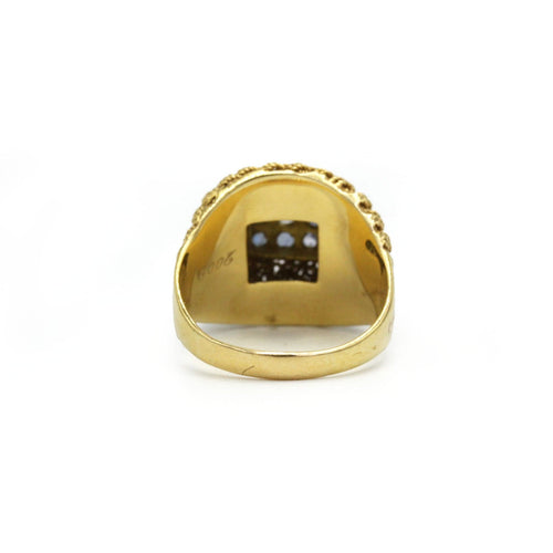 Bague 51 Bague Tressée - Or jaune et Saphirs 58 Facettes 250440R