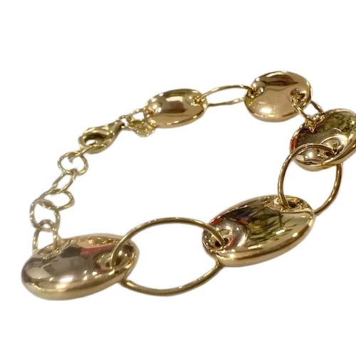Bracelet Bracelet design contemporain du XXe siècle en or 18 kt - Marque Tous 58 Facettes Q231B