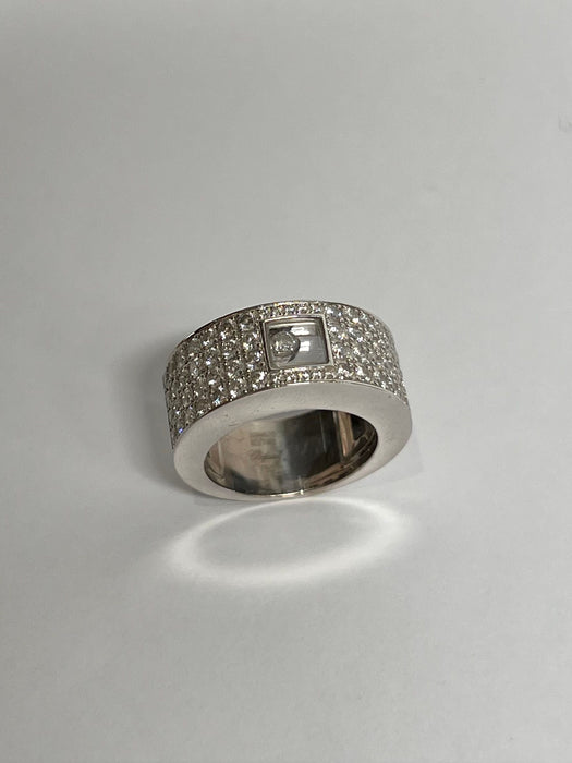CHOPARD - happy diamonds white gold ring