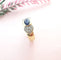 Bague 52.5 Bague Saphir Diamants Or 18 K 58 Facettes AA 1623