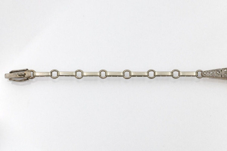 Bracelet Bracelet Art Déco avec de beaux diamants taille ancienne 58 Facettes 11582