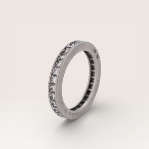 Bague 50 CARTIER Alliance éternité Art Déco – Platine & Diamants, 1920 58 Facettes 520