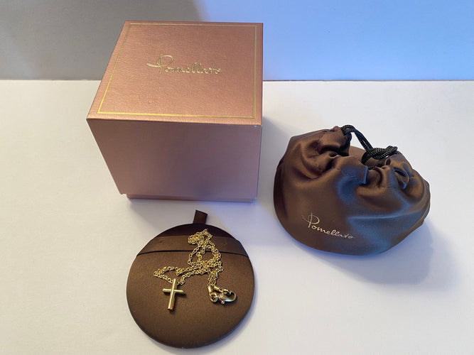 Collier POMELLATO - Collier croix en or jaune 58 Facettes