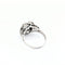 Bague 54 Bague florale en or blanc et diamant 58 Facettes 32109