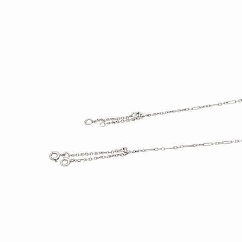 Collier Collier Or blanc Diamant 58 Facettes 3819221CN