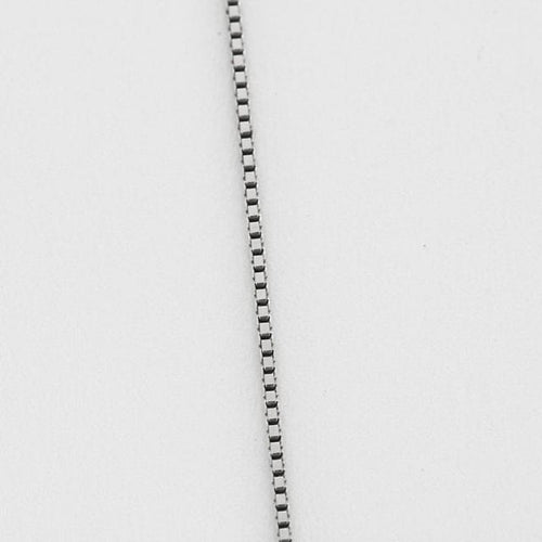 Collier Chaîne avec pendentif or blanc serti de diamants 58 Facettes 58_f60