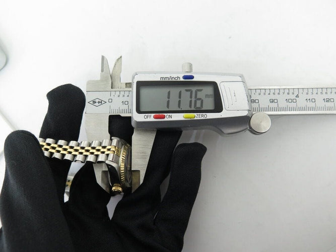 Montre vintage montre ROLEX lady date jubile 6917 26 mm en or & acier automatique 58 Facettes 268181