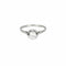 Bague 59 Bague Solitaire Diamant 0,60ct or blanc et platine 58 Facettes