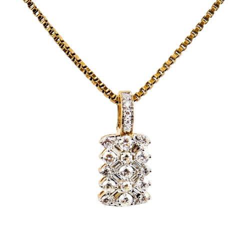 Pendentif Pendentif vintage en or et diamants 58 Facettes 2655