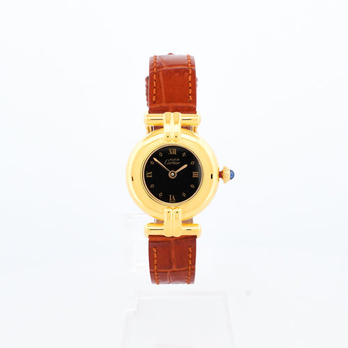 Cartier Must Colisée - black roman dial 58 Facettes