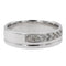 49 Bague Demi alliance Or blanc Diamant 58 Facettes 1623027CN