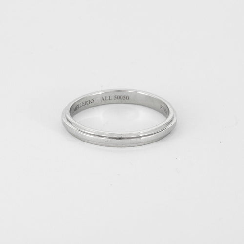 Bague 55 MELLERIO - Alliance préférence - platine 58 Facettes J1PT290-0055