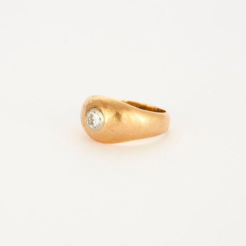 Bague 53.5 Bague or jaune diamant 58 Facettes LP620/12