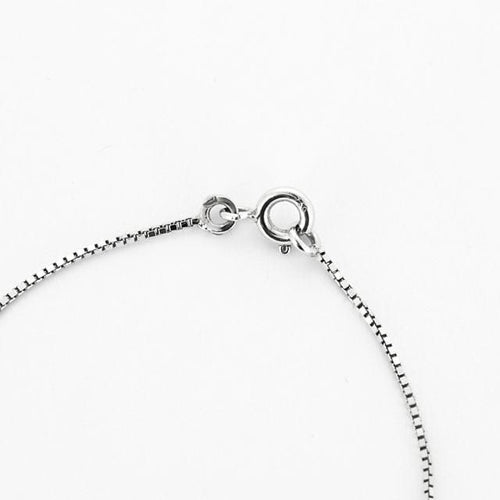 Collier Chaîne avec pendentif or blanc serti de diamants 58 Facettes 58_f60