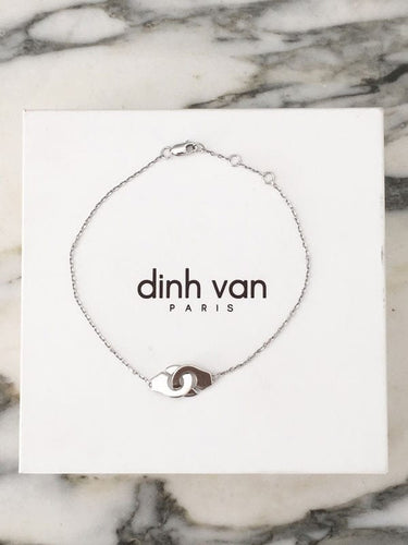 DINH VAN - Bracelet menottes en or blanc 58 Facettes