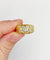 Bague 60 Bague chevalière Art Déco or jaune et diamants 58 Facettes A06309