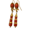 Boucles d'oreilles Boucles d'oreilles antiques en or corail 58 Facettes 7672
