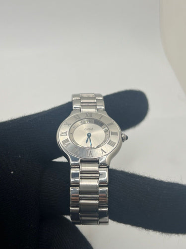 Montre Coffret complet Cartier 21 Must de Cartier 58 Facettes