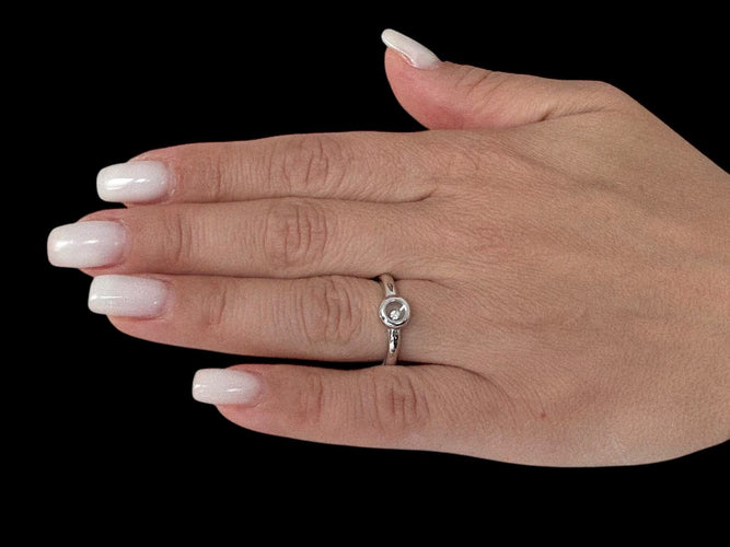 Bague 55 CHOPARD - Bague Happy Diamond or blanc 58 Facettes