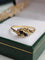 Bague 53 Bague or jaune saphirs et diamants 58 Facettes 663