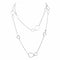 Collier Chopard Collier Sautoir Happy Heart Or blanc Diamant 58 Facettes 4144056RV