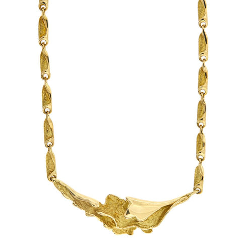 Collier Collier feuille 58 Facettes 34514