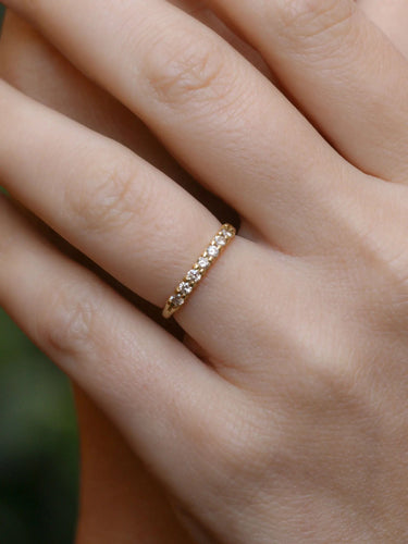 Halv-evighetsring Amerikanska diamanter 0,2 ct